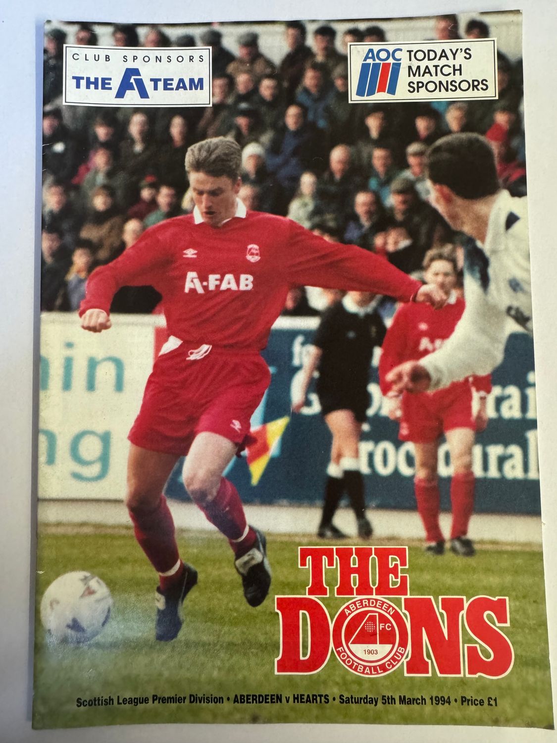Aberdeen v Hearts - 5/3/94