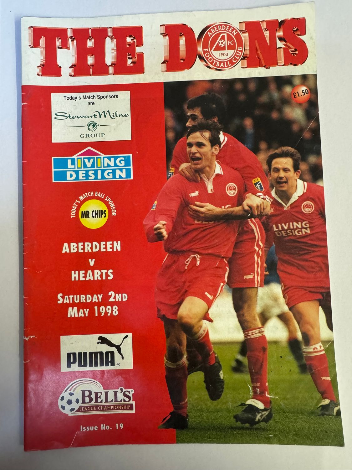 Aberdeen v Hearts - 2/5/98