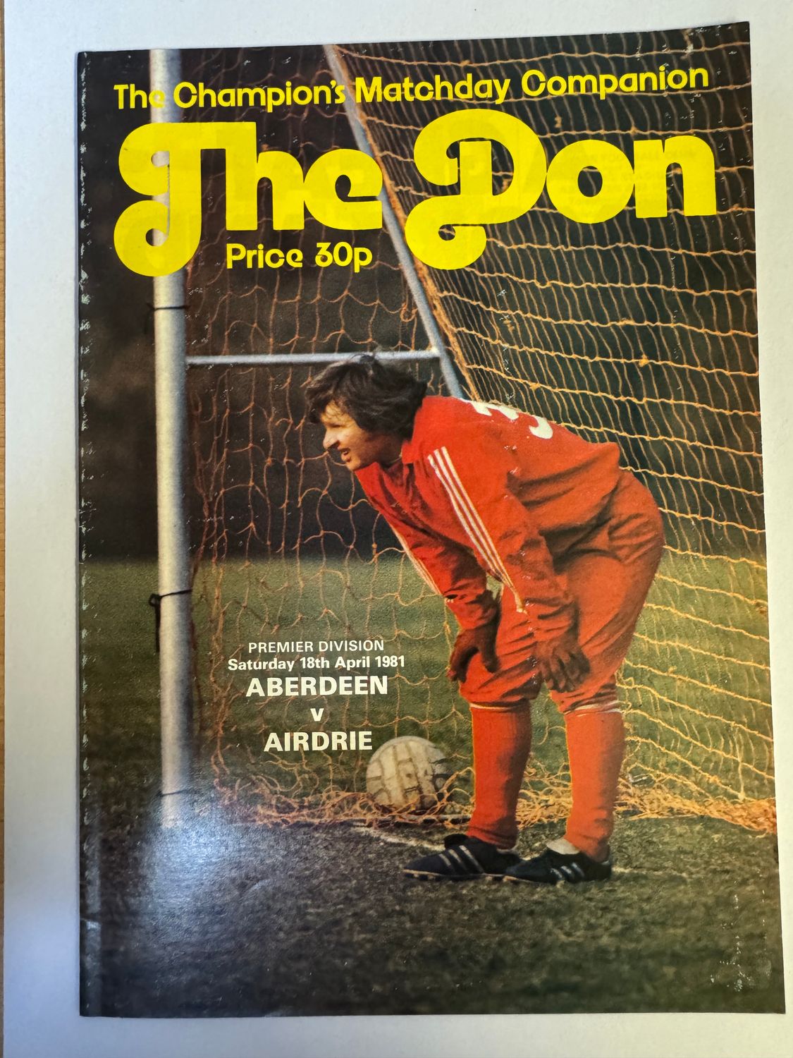 Aberdeen v Airdrie - 18/4/81