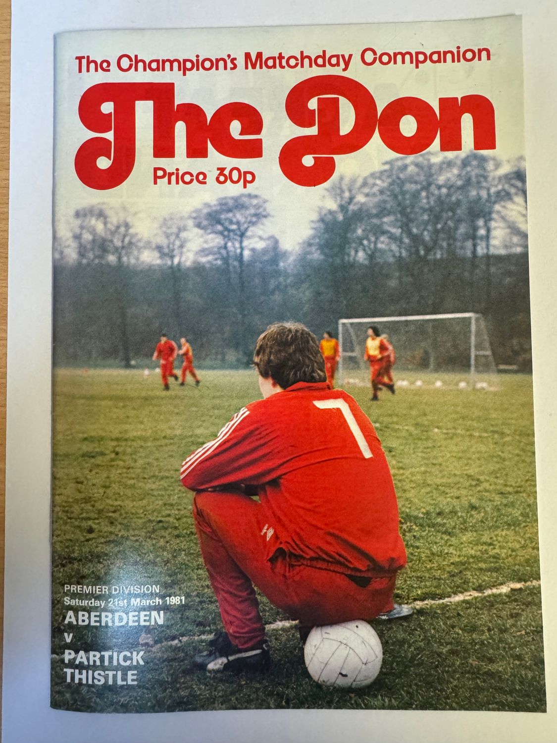 Aberdeen v Partick Thistle - 21/3/81