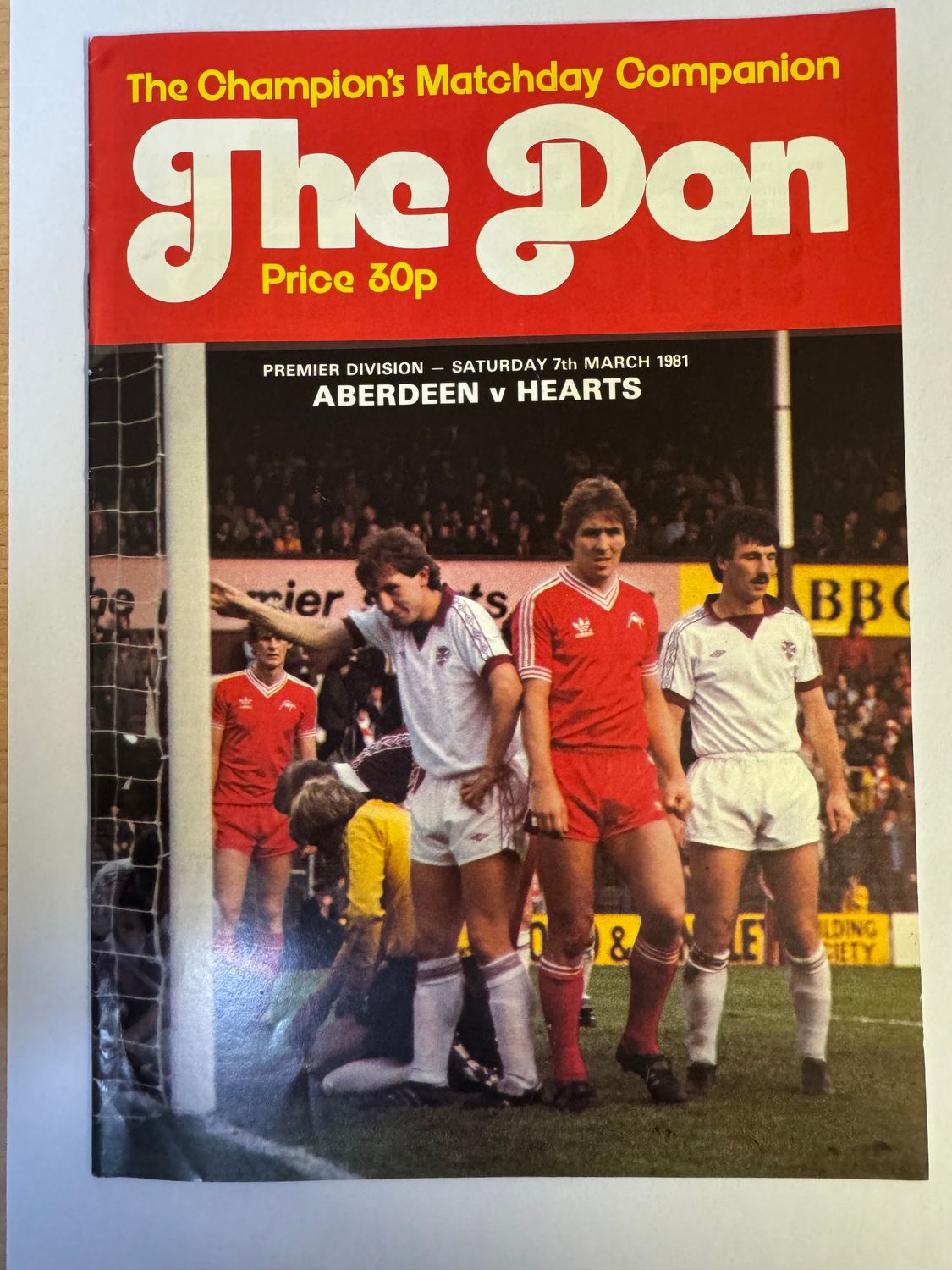 Aberdeen v Hearts - 7/3/81