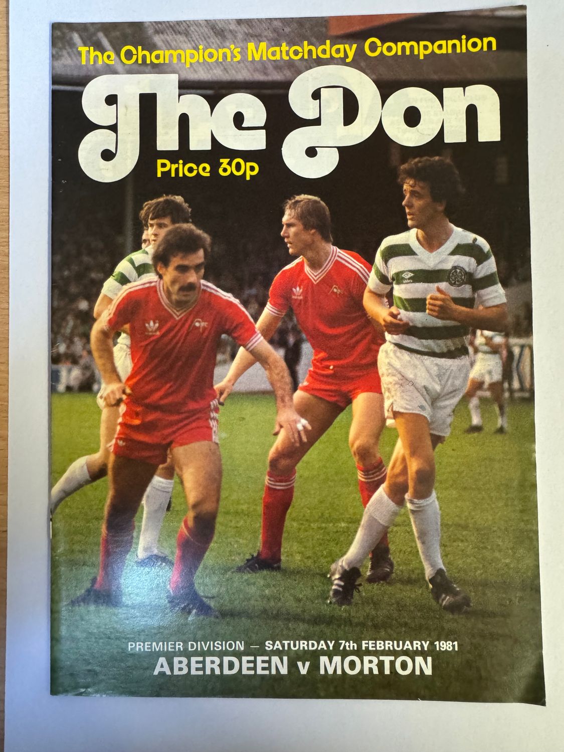 Aberdeen v Morton - 7/2/81