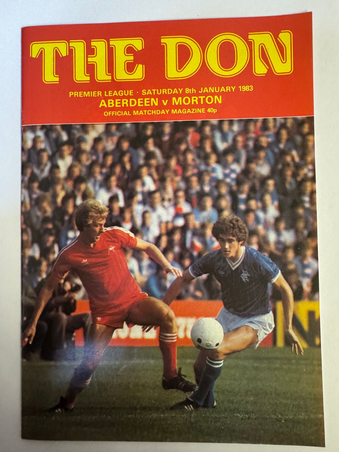 Aberdeen v Morton - 8/1/83