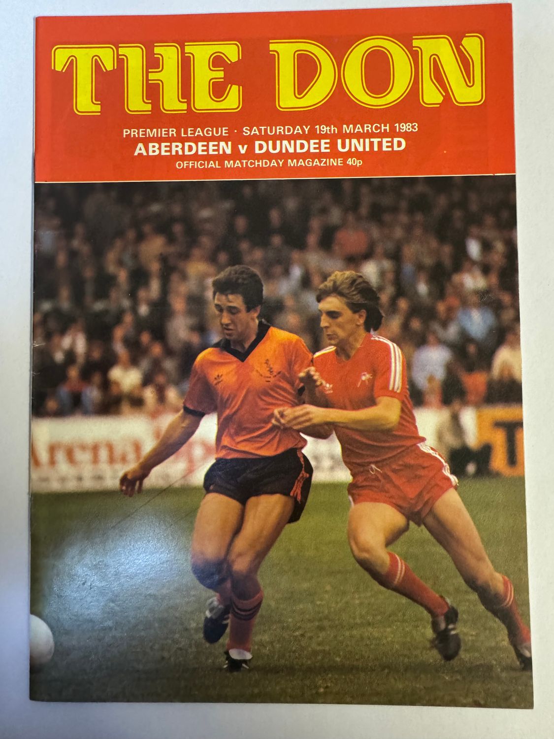 Aberdeen v Dundee Utd - 19/3/83