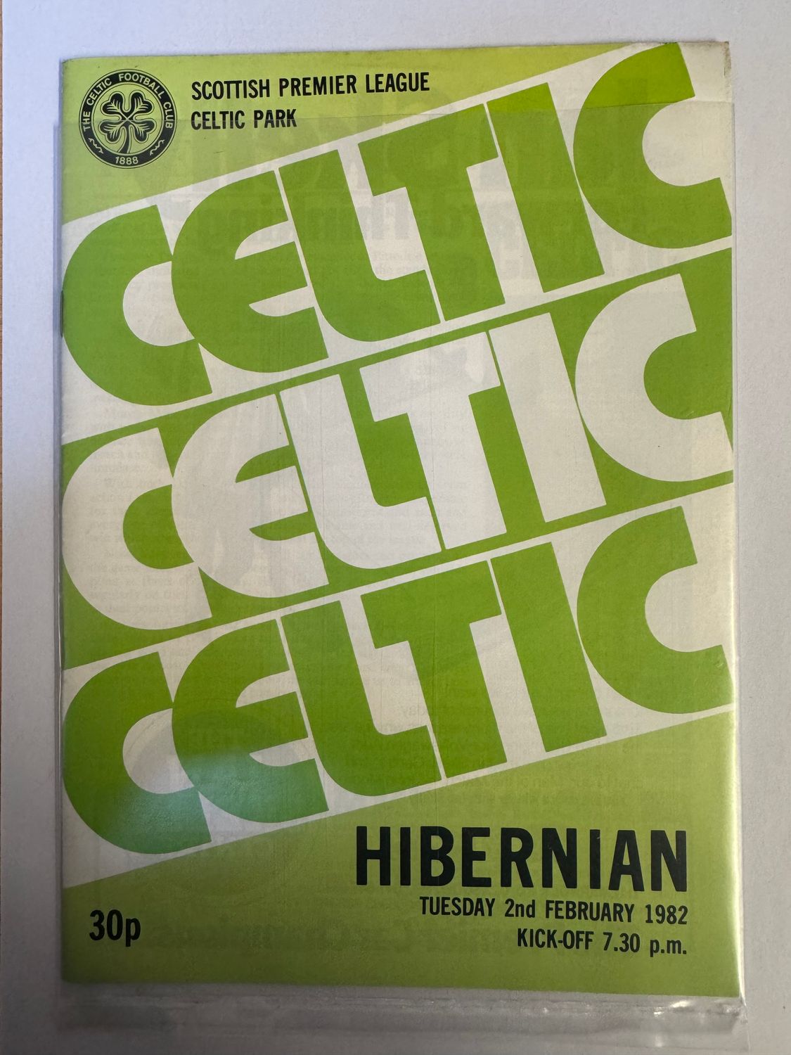 Celtic v Hibernian - 2/2/82