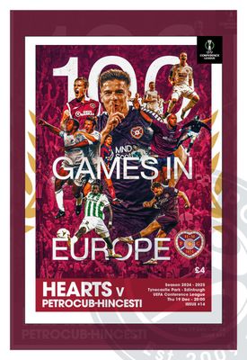 Heart of Midlothian v Petrocub - 19/12/24