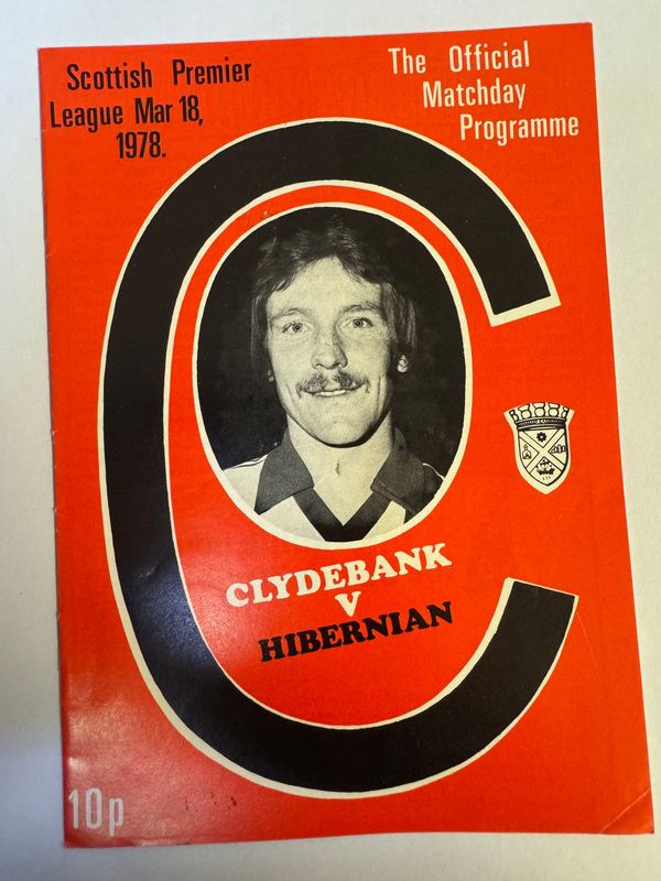 Clydebank v Hibernian - 18/3/78