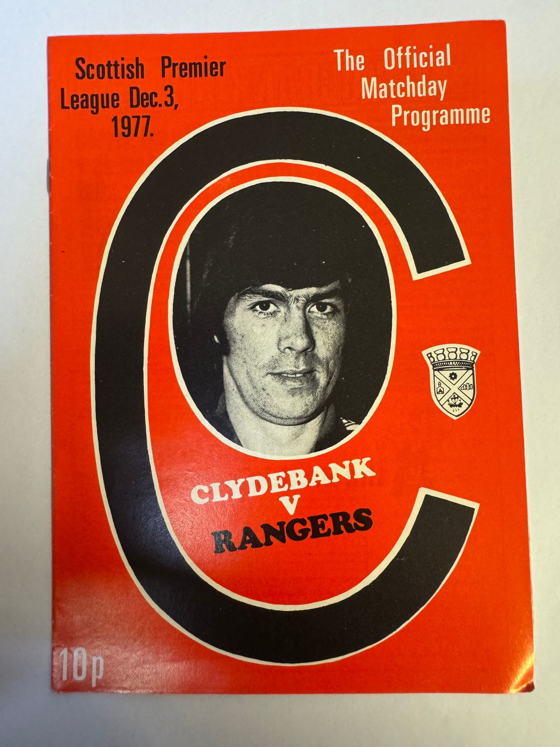 Clydebank v Rangers - 3/12/77