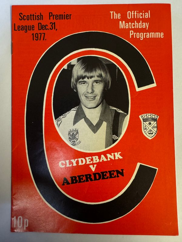 Clydebank v Aberdeen - 31/12/77