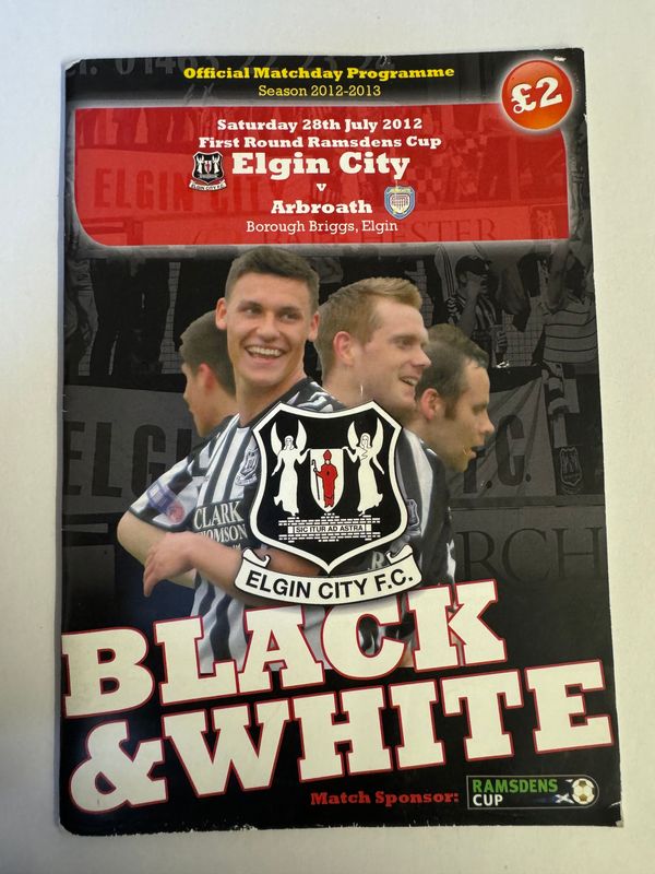 Elgin City v Arbroath - 28/7/12