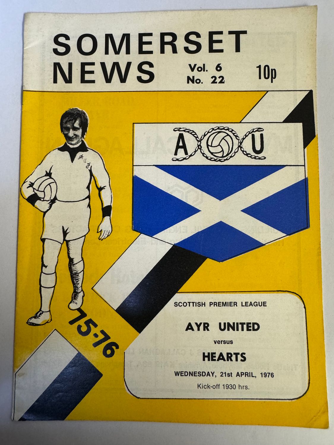 Ayr United v Hearts - 21/4/76