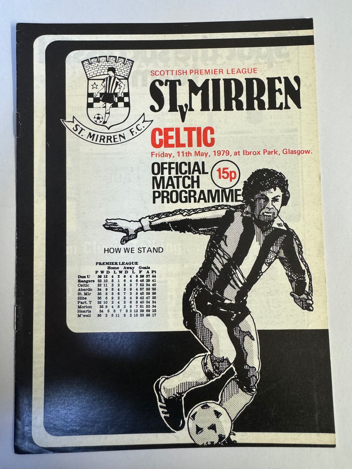 St Mirren v Celtic  - 11/5/79