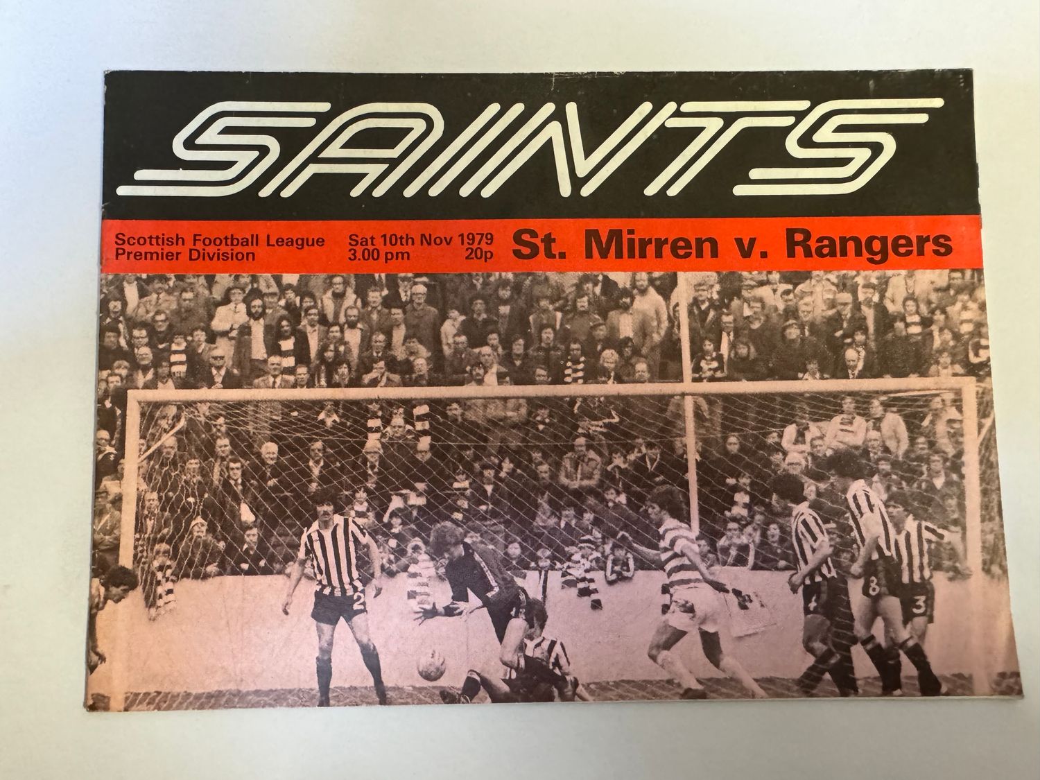 St Mirren v Rangers  - 10/11/79