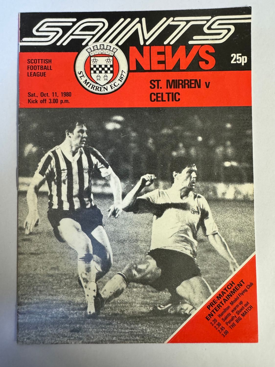St Mirren v Celtic  - 11/10/80