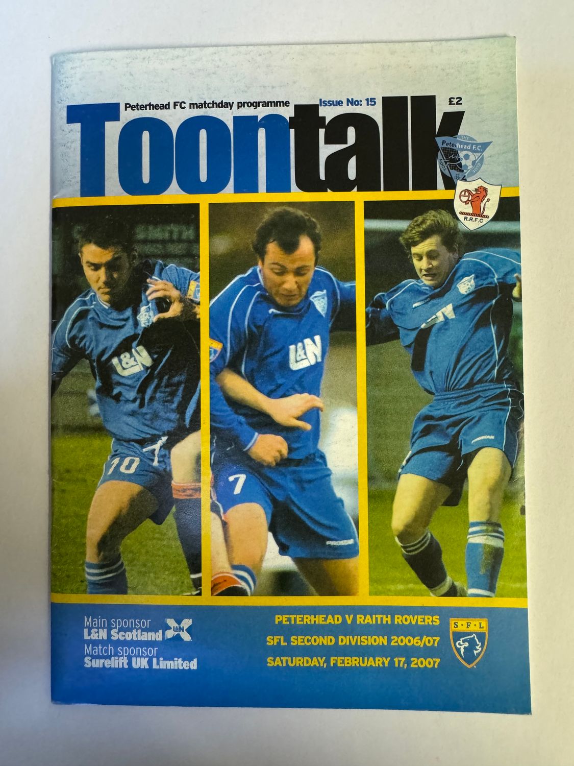 Peterhead v Raith Rovers - 17/2/07