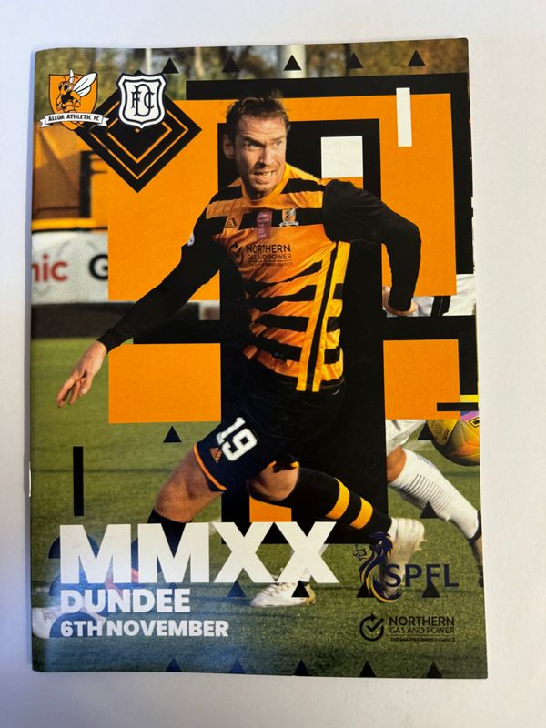 Alloa Athletic v Dundee - 6/11/20