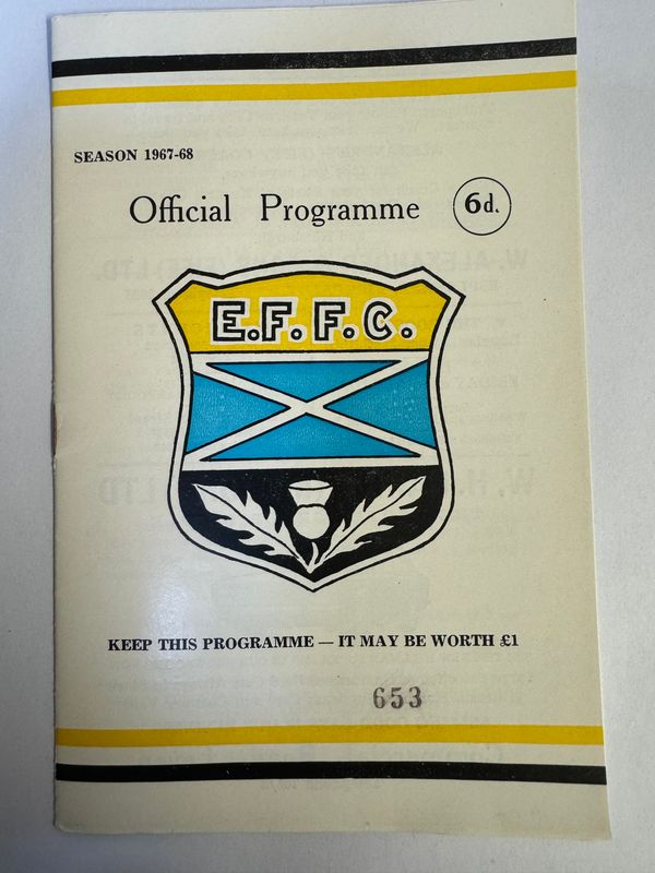 East Fife v Stenhousemuir - 11/11/67