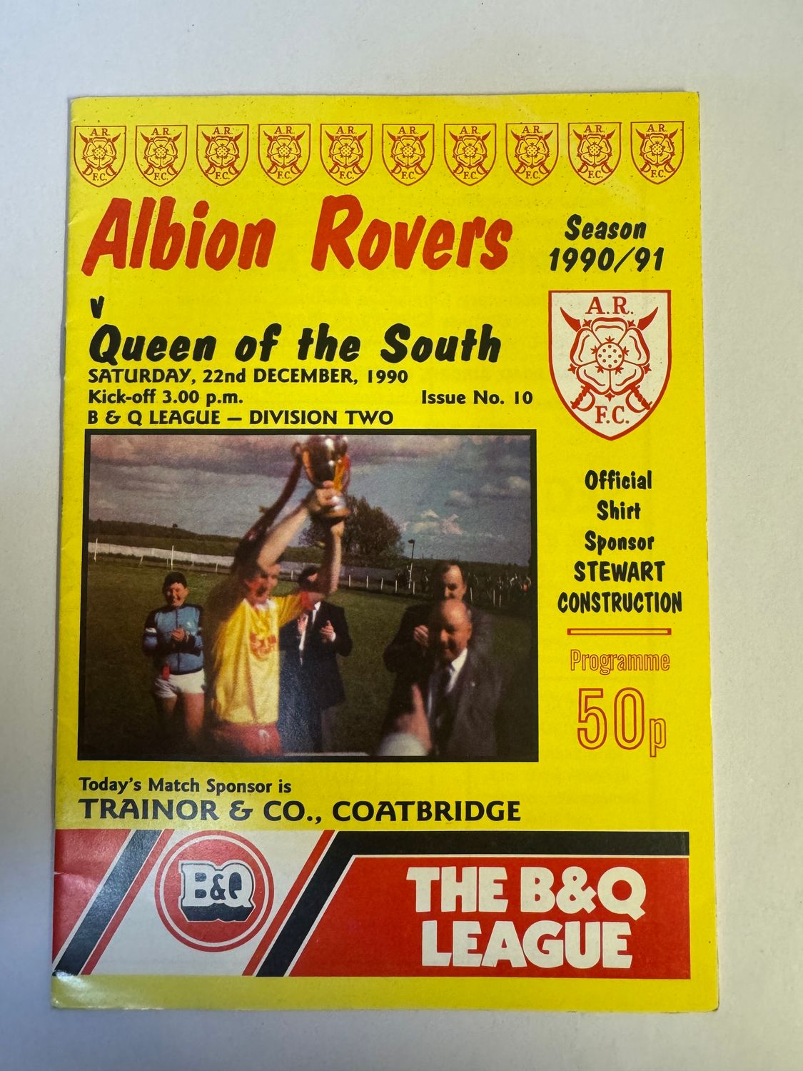 Albion Rovers v Queen of the South - 22/12/90