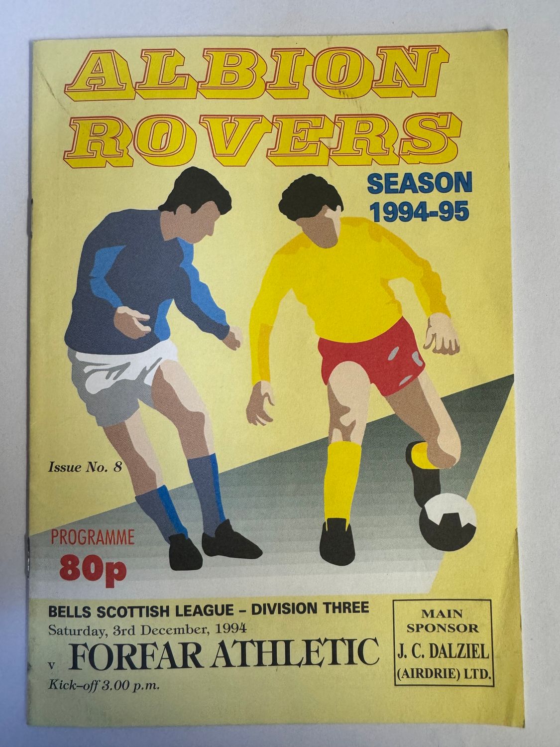 Albion Rovers v Forfar - 3/12/94