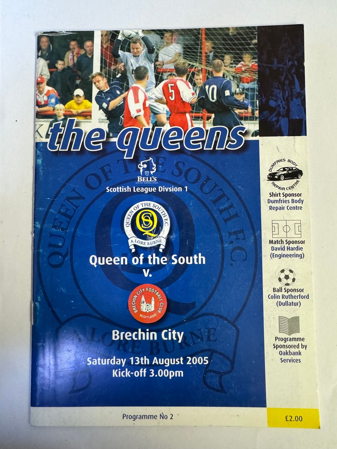 Queen of the South v Brechin City - 13/8/05