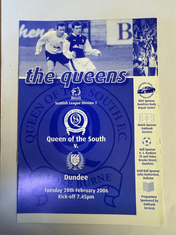 Queen of the South v Dundee - 28/2/06