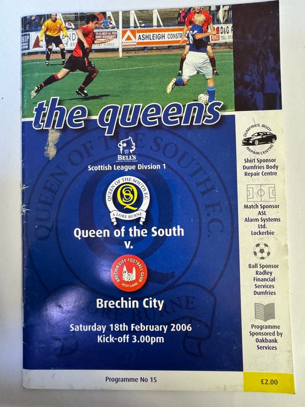 Queen of the South v Brechin City - 18/2/06