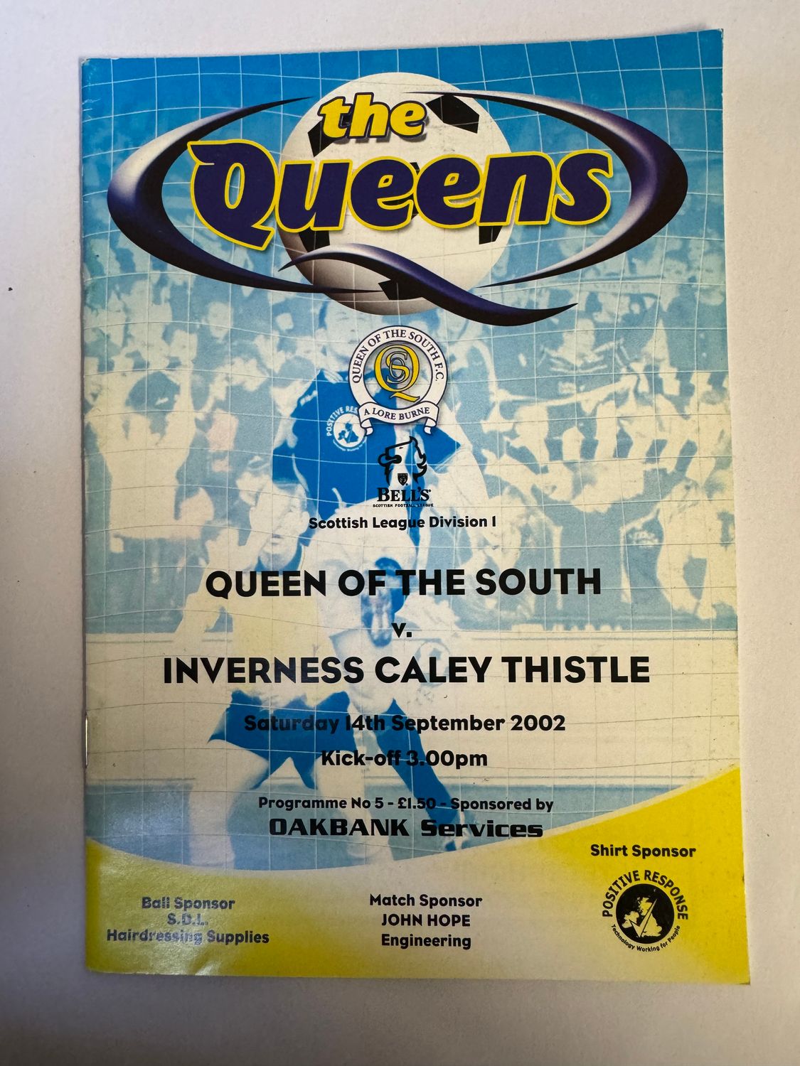 Queen of the South v ICT - 14/9/02