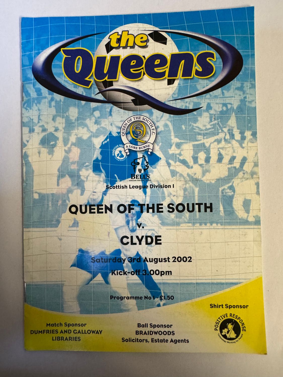 Queen of the South v Clyde - 3/8/02
