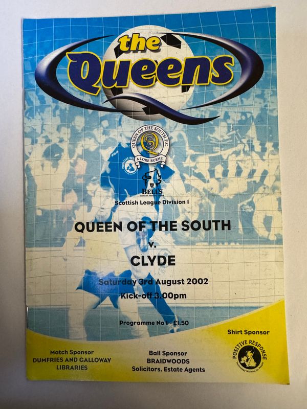 Queen of the South v Clyde - 3/8/02