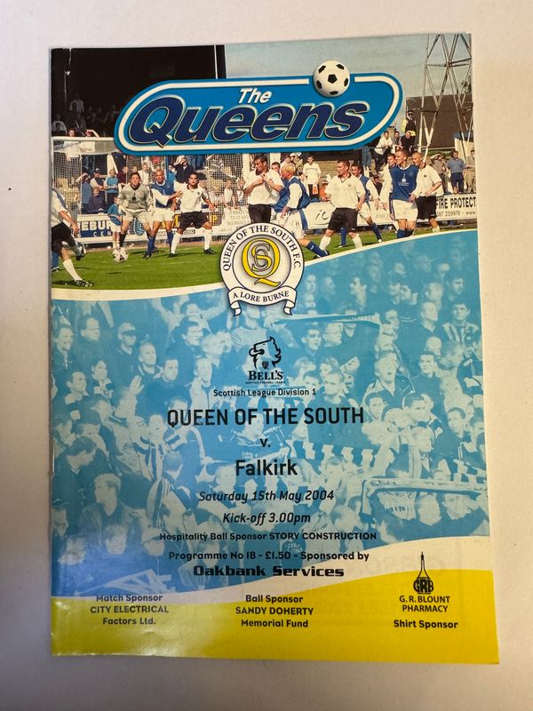 Queen of the South v Falkirk - 15/5/04