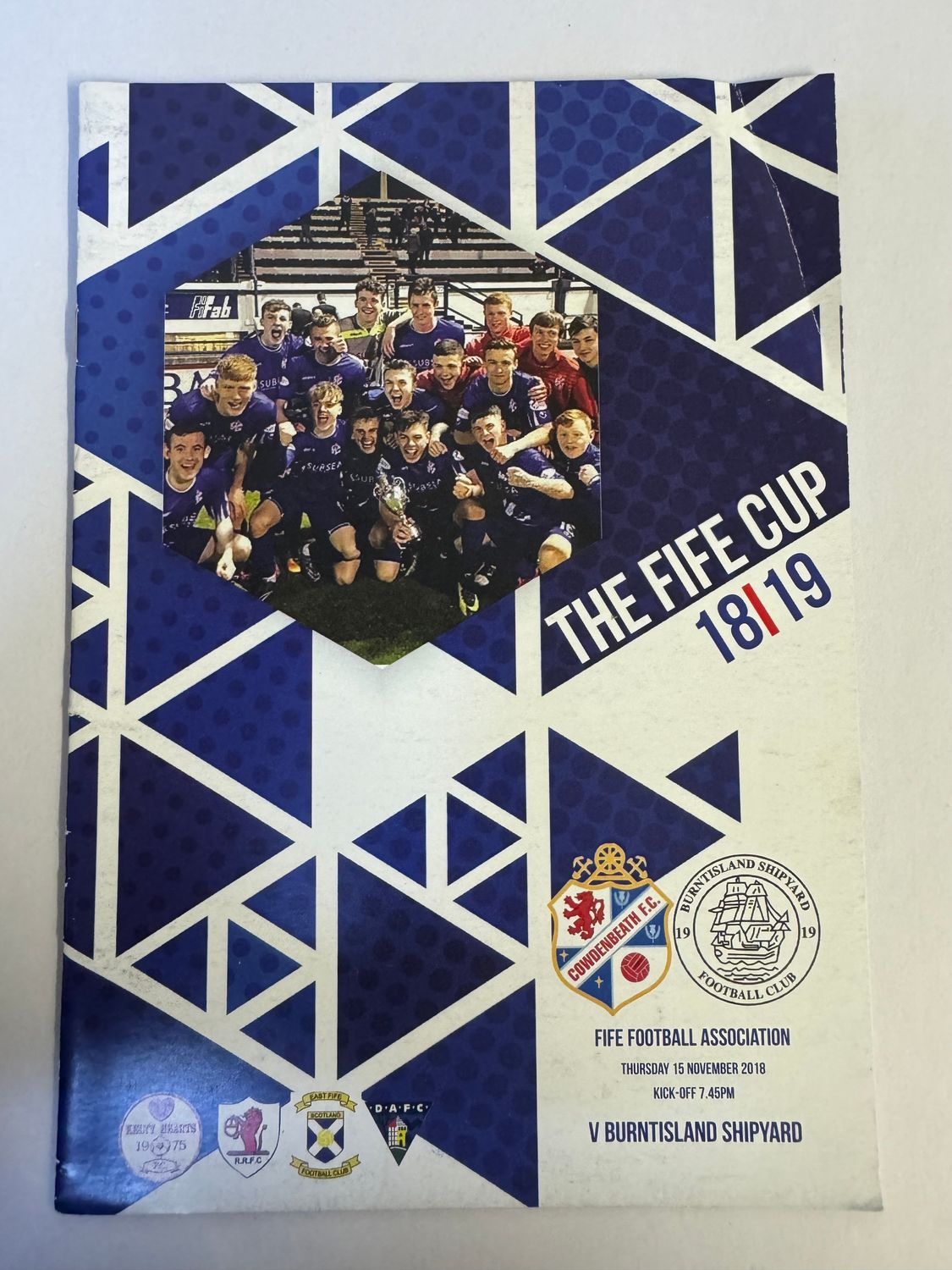 Cowdenbeath v Burntisland - 15/11/18