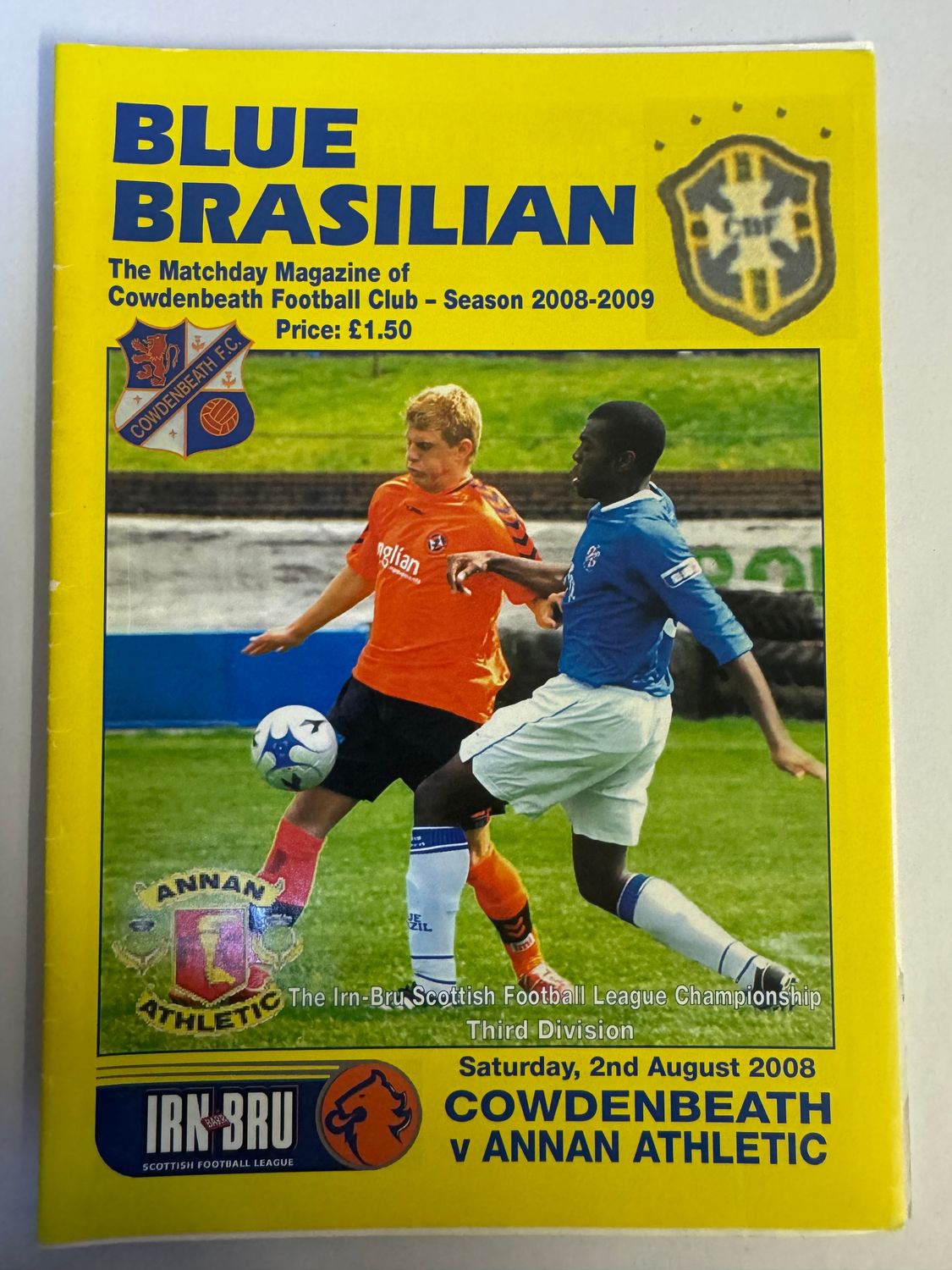 Cowdenbeath v Annan - 2/8/08