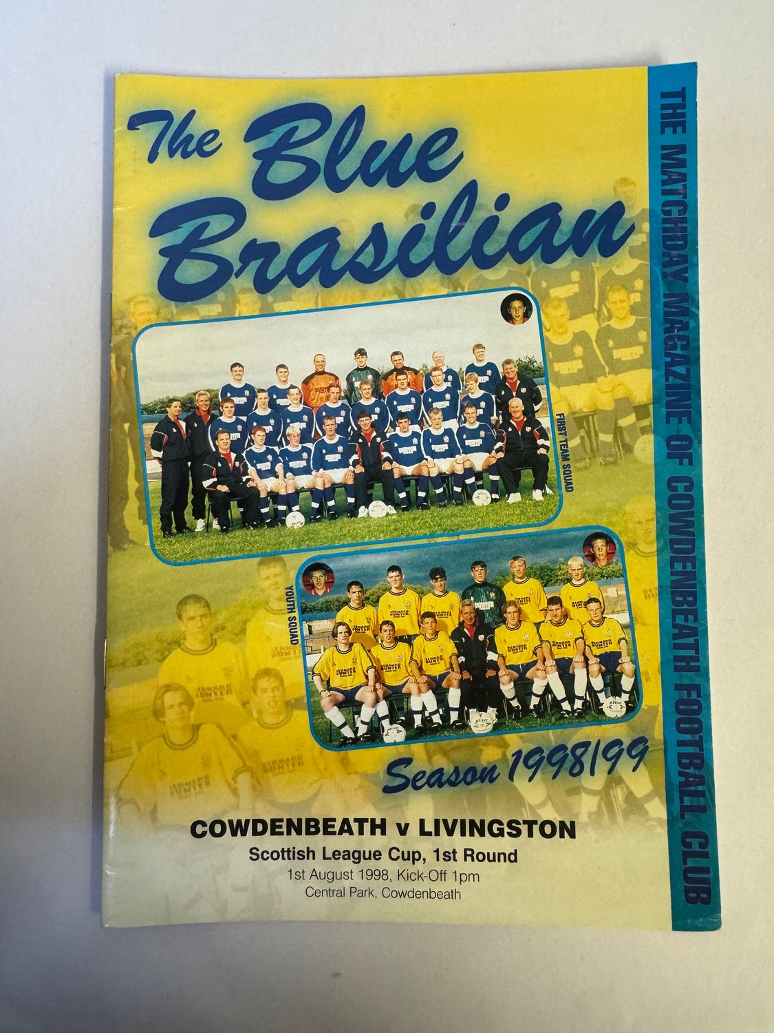 Cowdenbeath v Livingston - 1/8/98