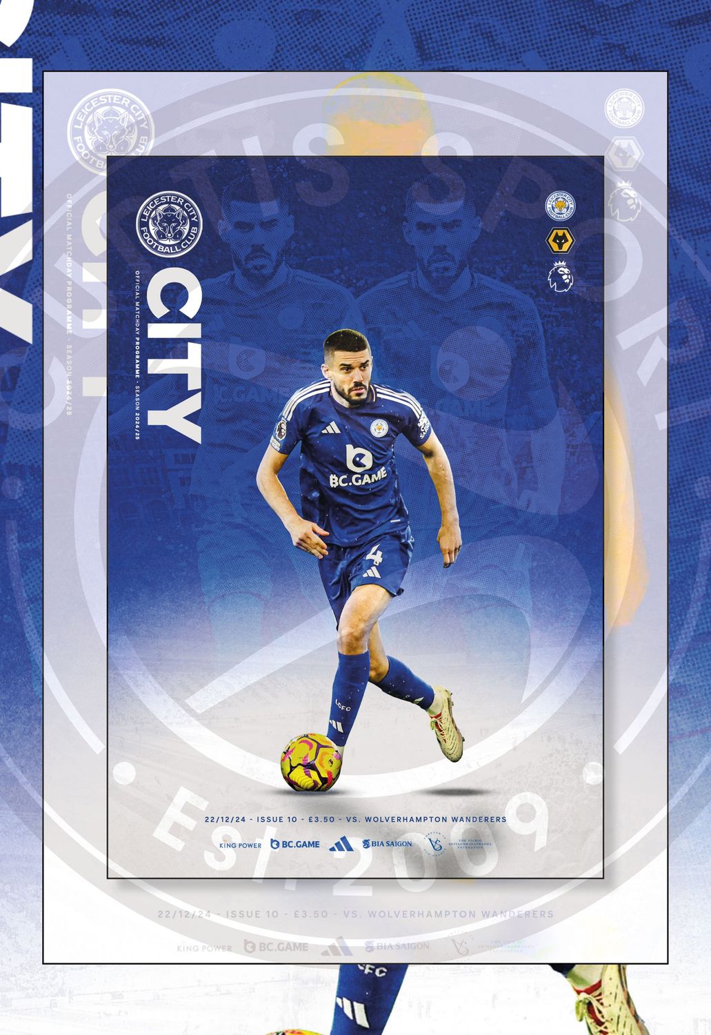 Leicester City v Wolverhampton Wanderers - 22/12/24