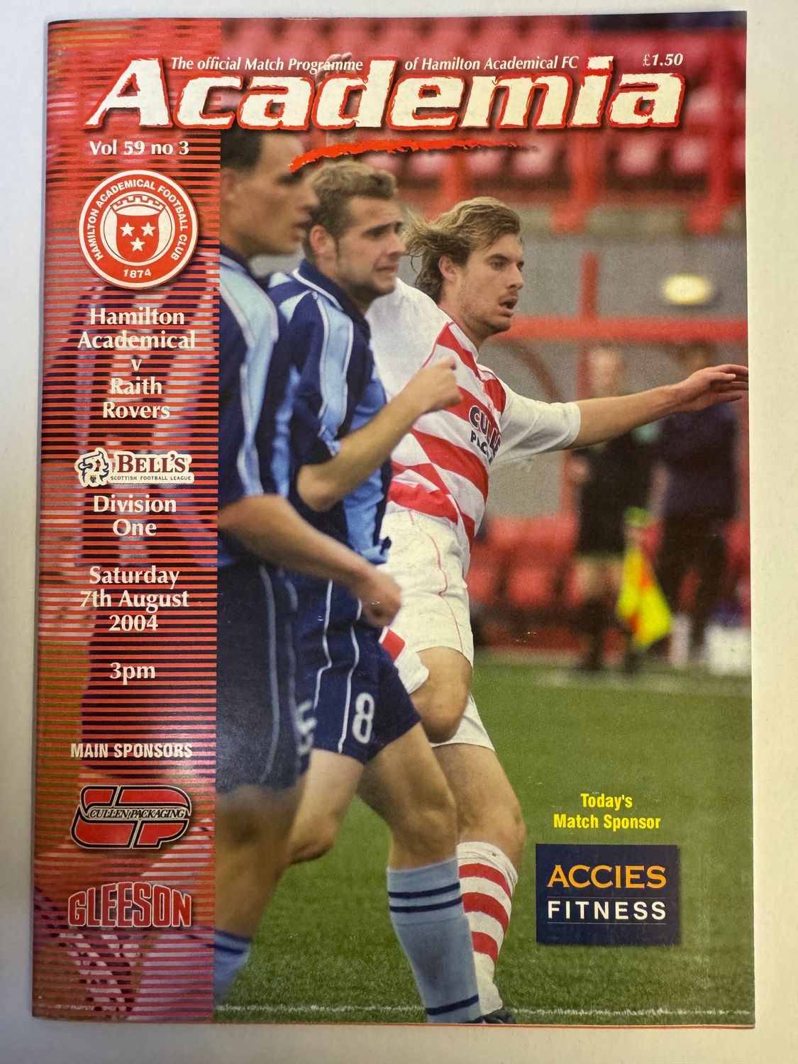 Hamilton v Raith Rovers - 7/8/04
