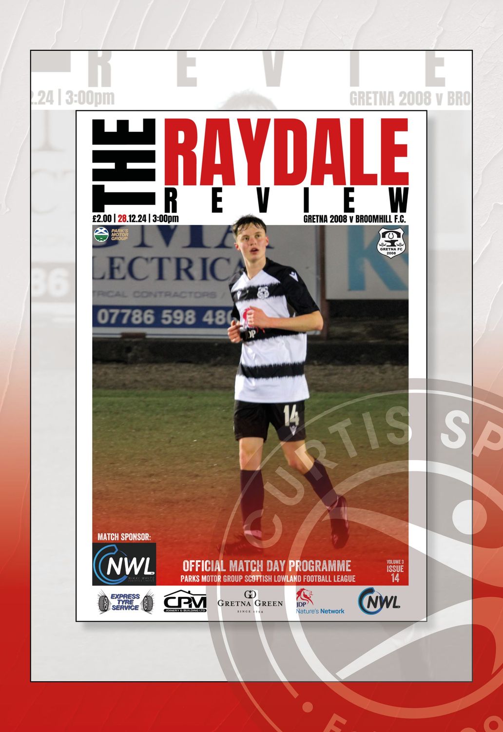 Gretna 2008 v Broomhill - 28/12/24