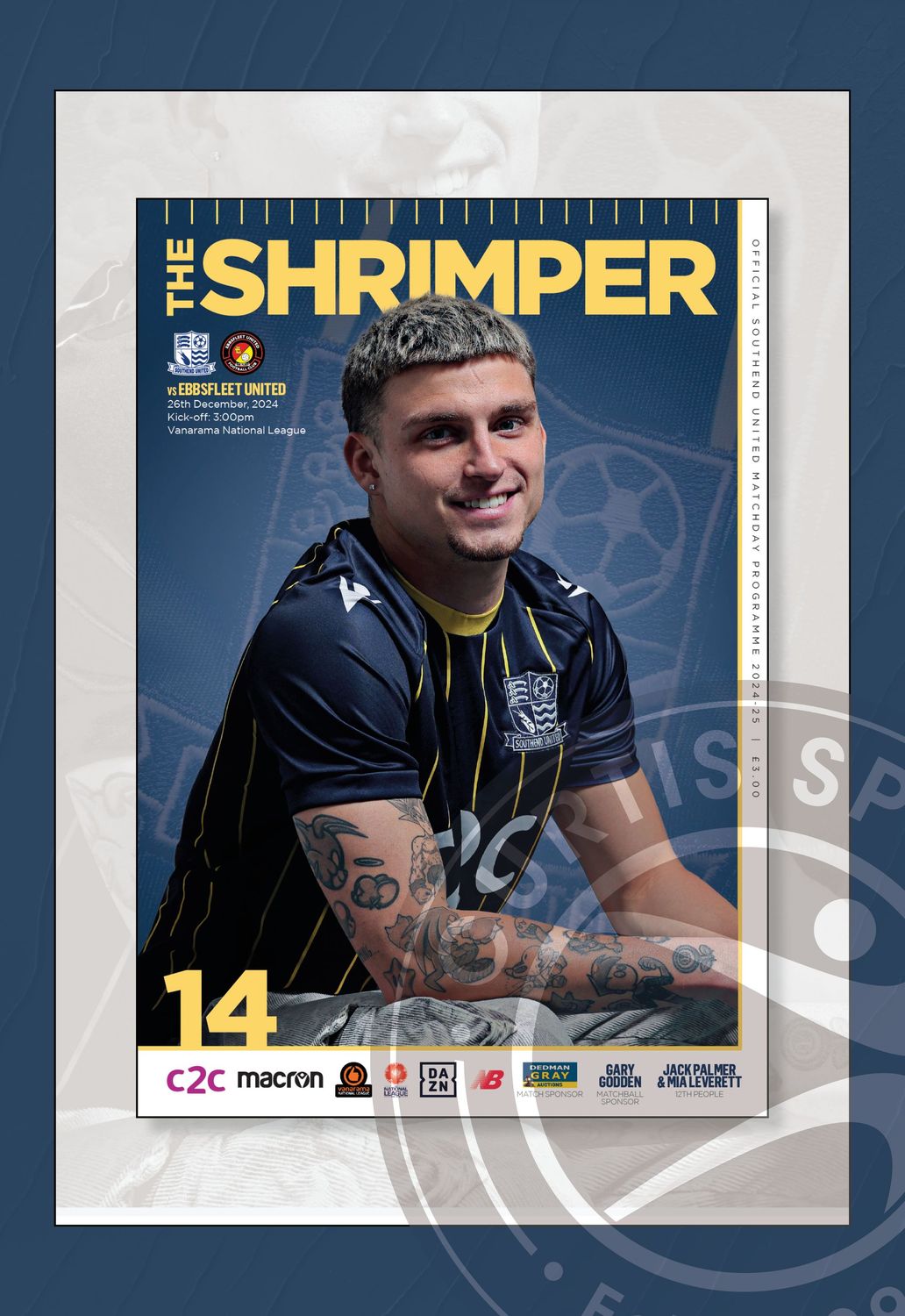 Southend United v Ebbsfleet United - 26/12/24