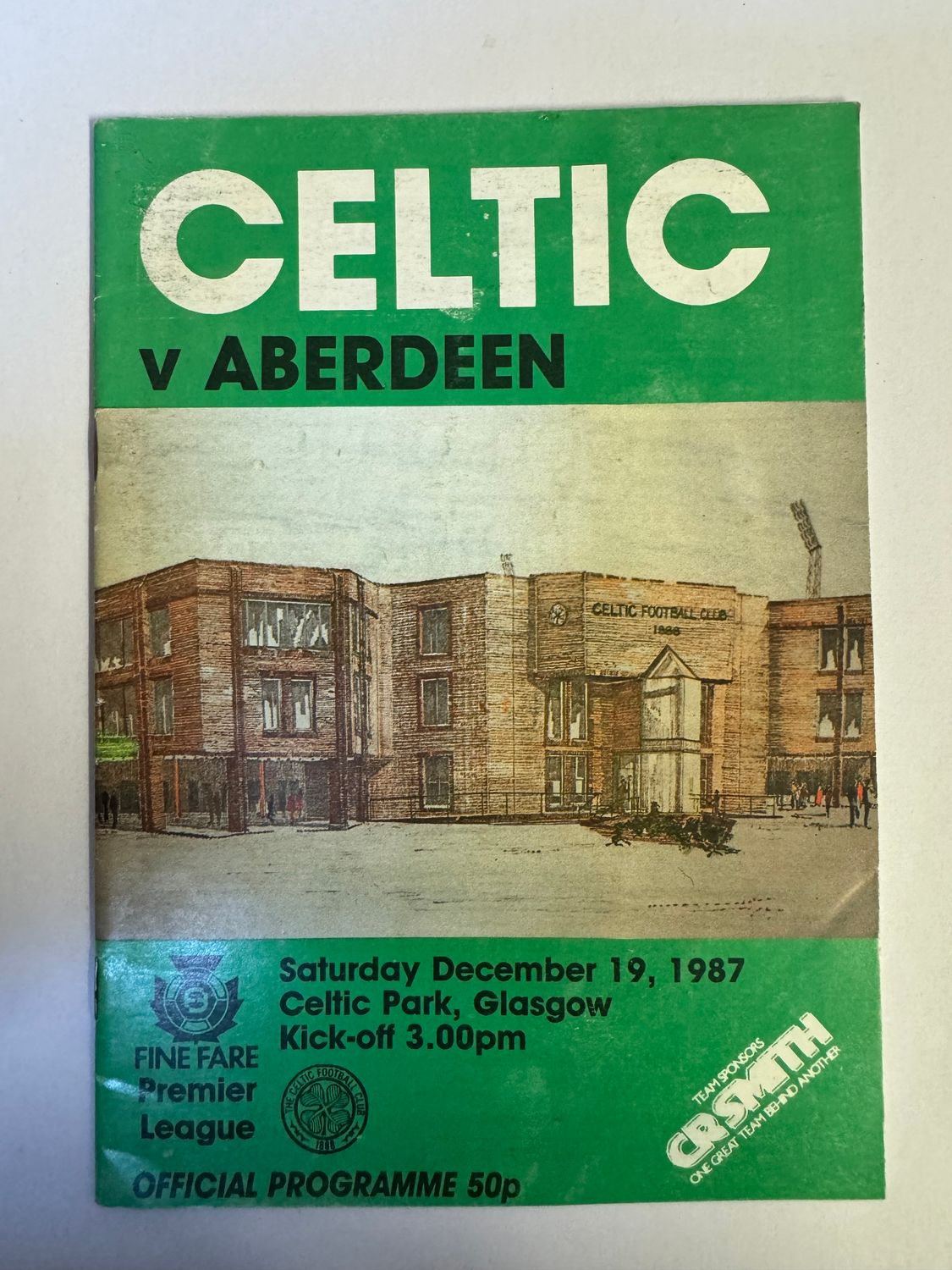 Celtic v Aberdeen - 19/12/87