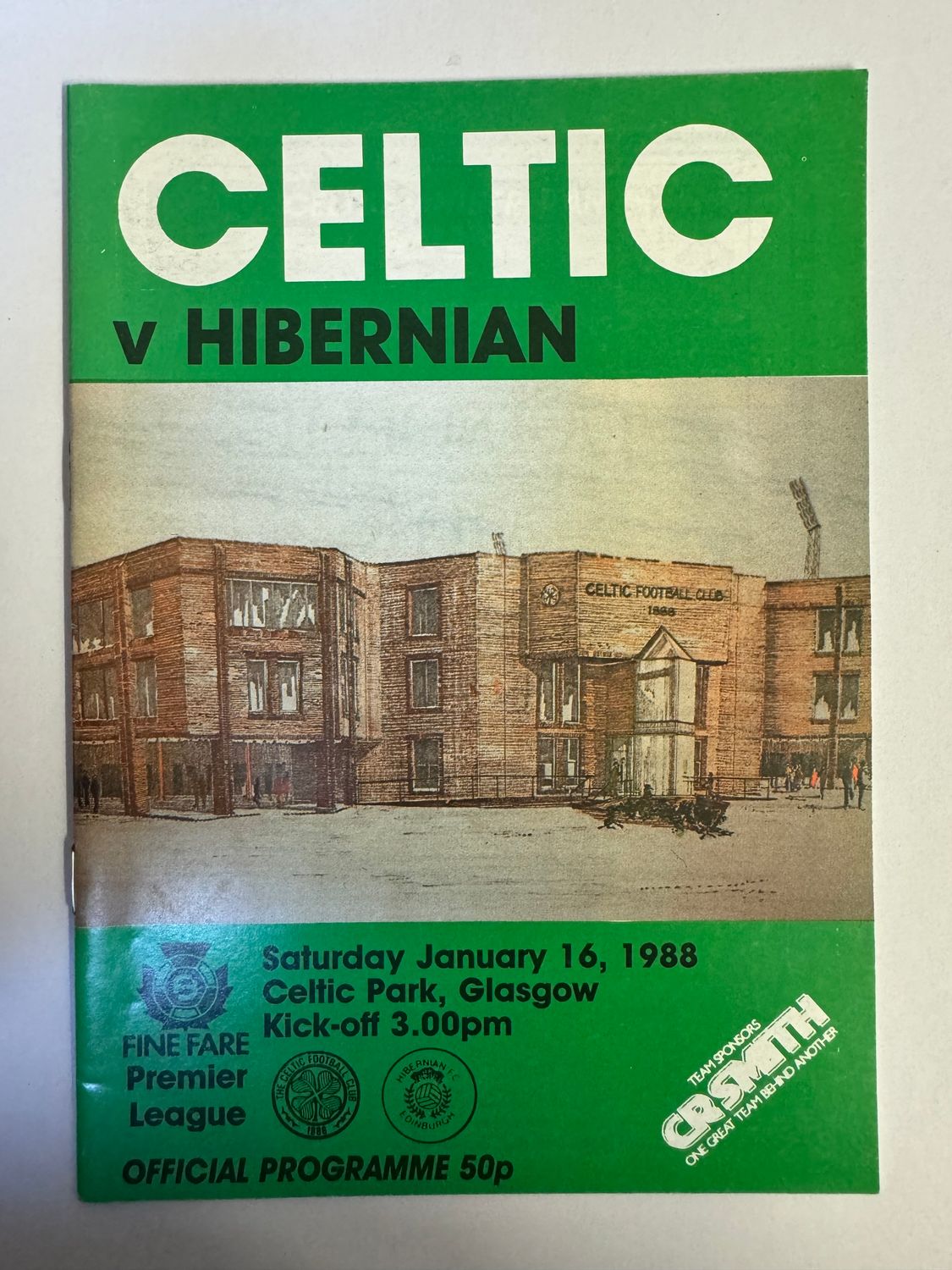 Celtic v Hibernian - 16/1/88