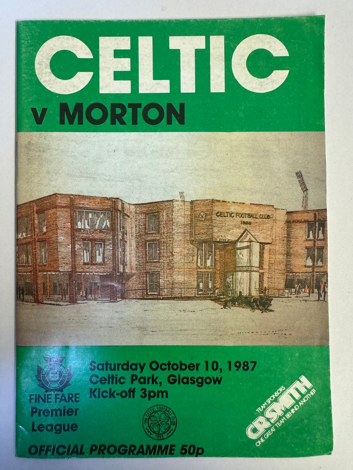 Celtic v Morton - 10/10/87