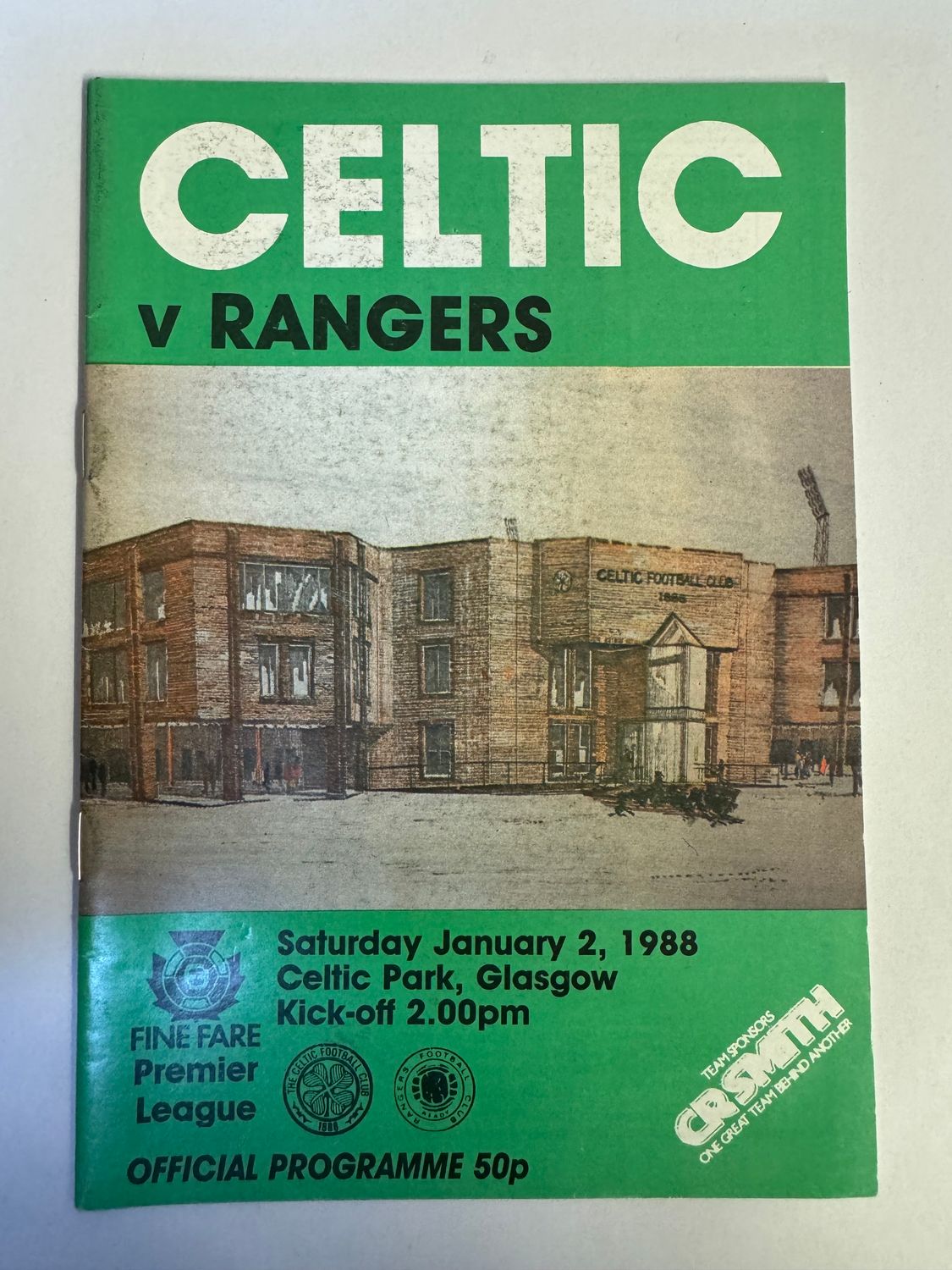 Celtic v Rangers - 2/1/88