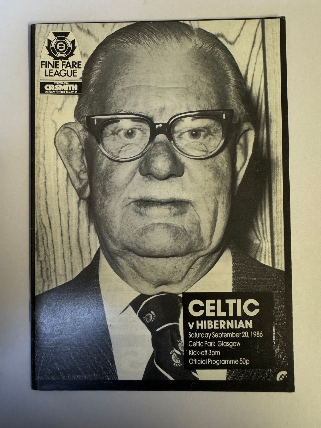 Celtic v Hibernian - 20/9/86