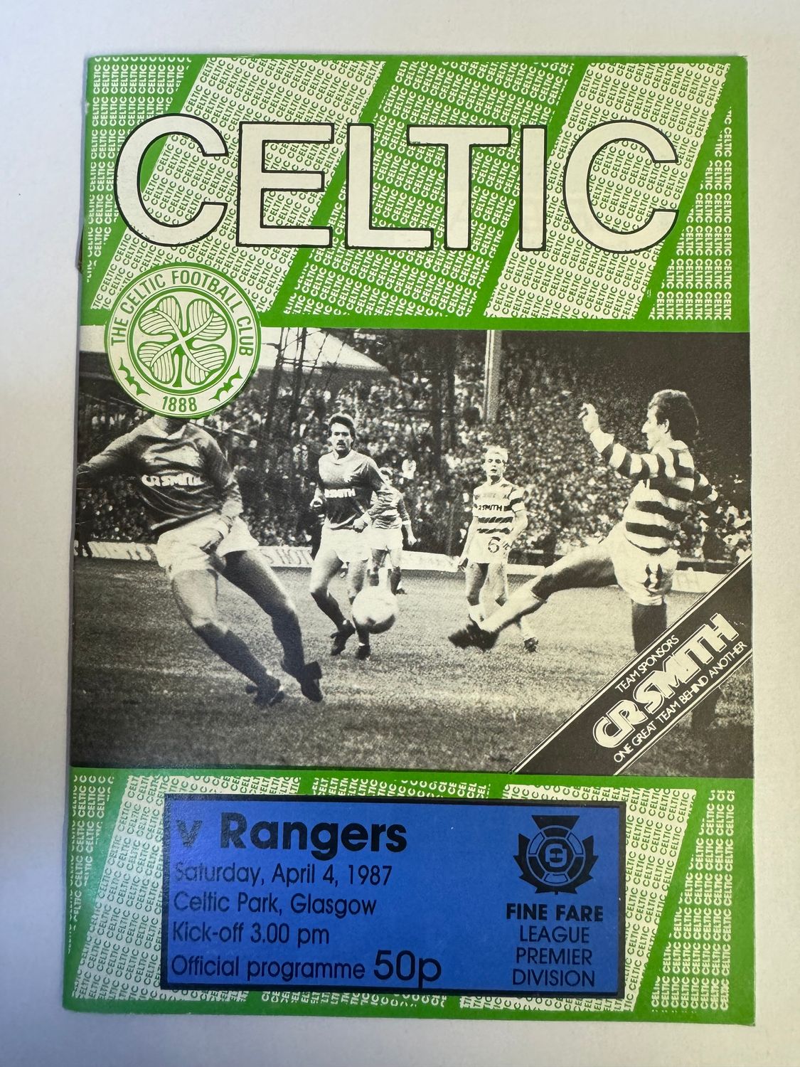 Celtic v Rangers - 4/4/87