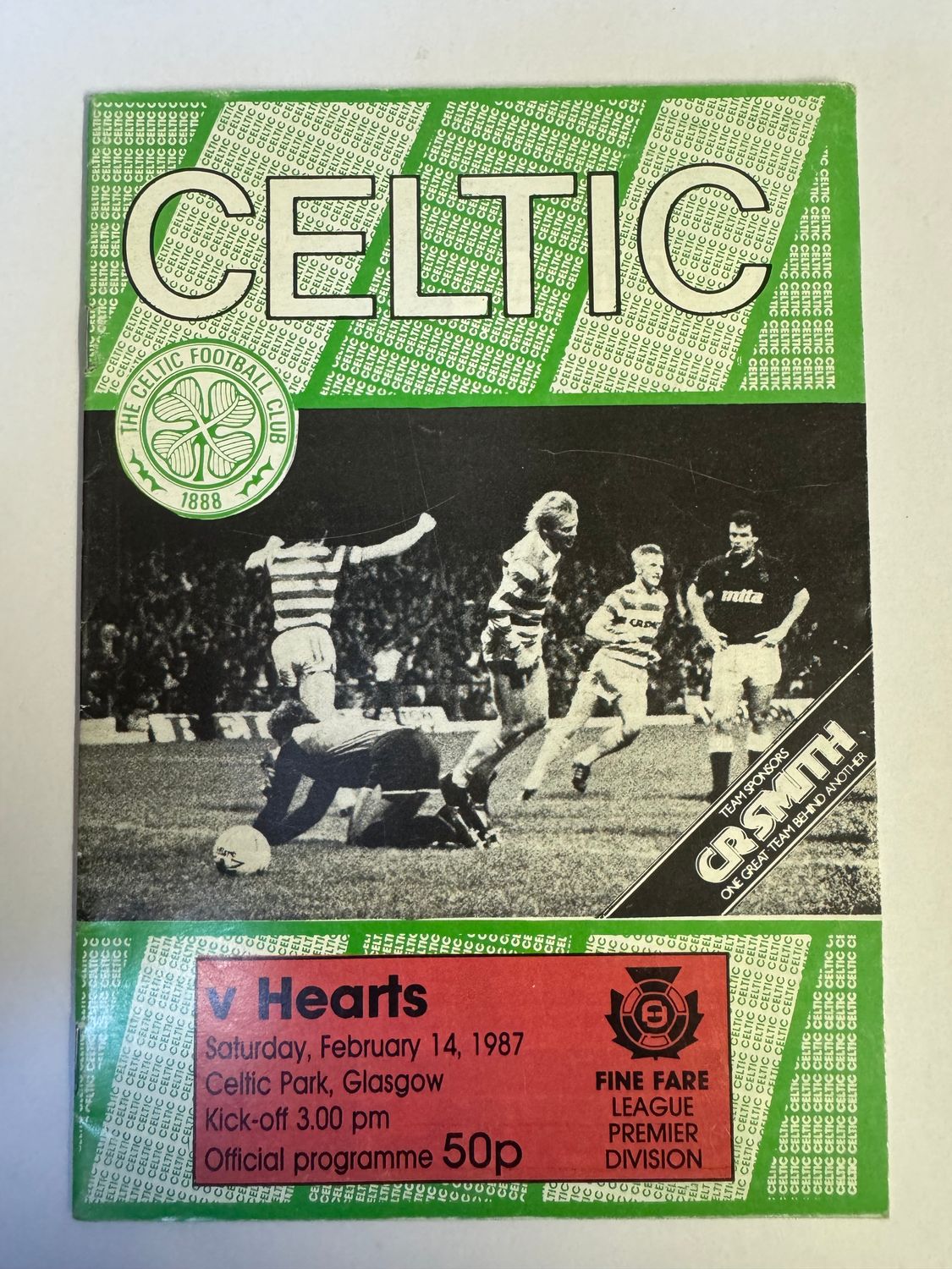 Celtic v Hearts - 14/2/87