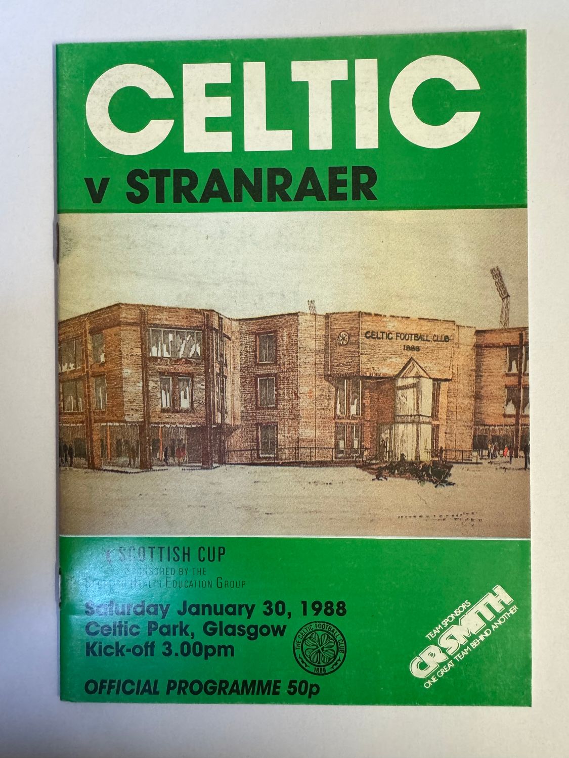 Celtic v Stranraer - 30/1/88