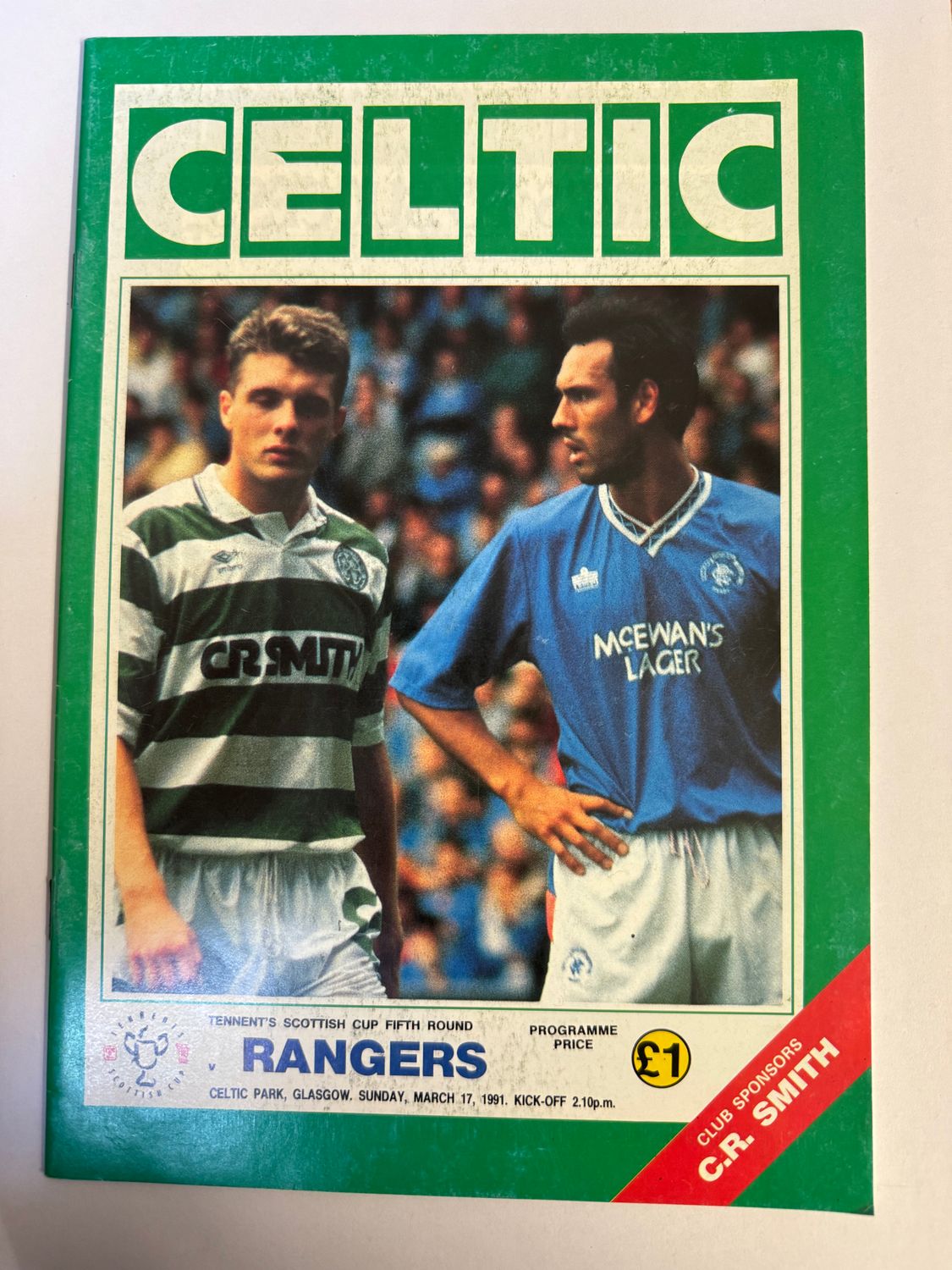 Celtic v Rangers - 17/3/91
