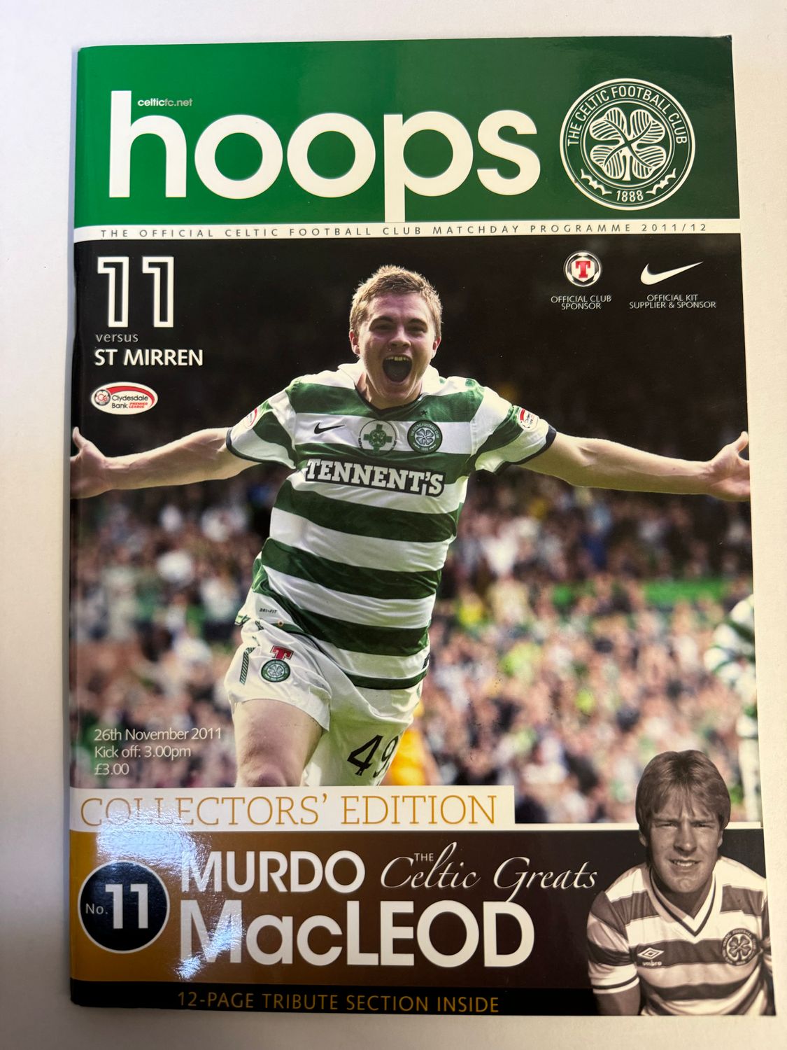 Celtic v St Mirren - 26/11/11