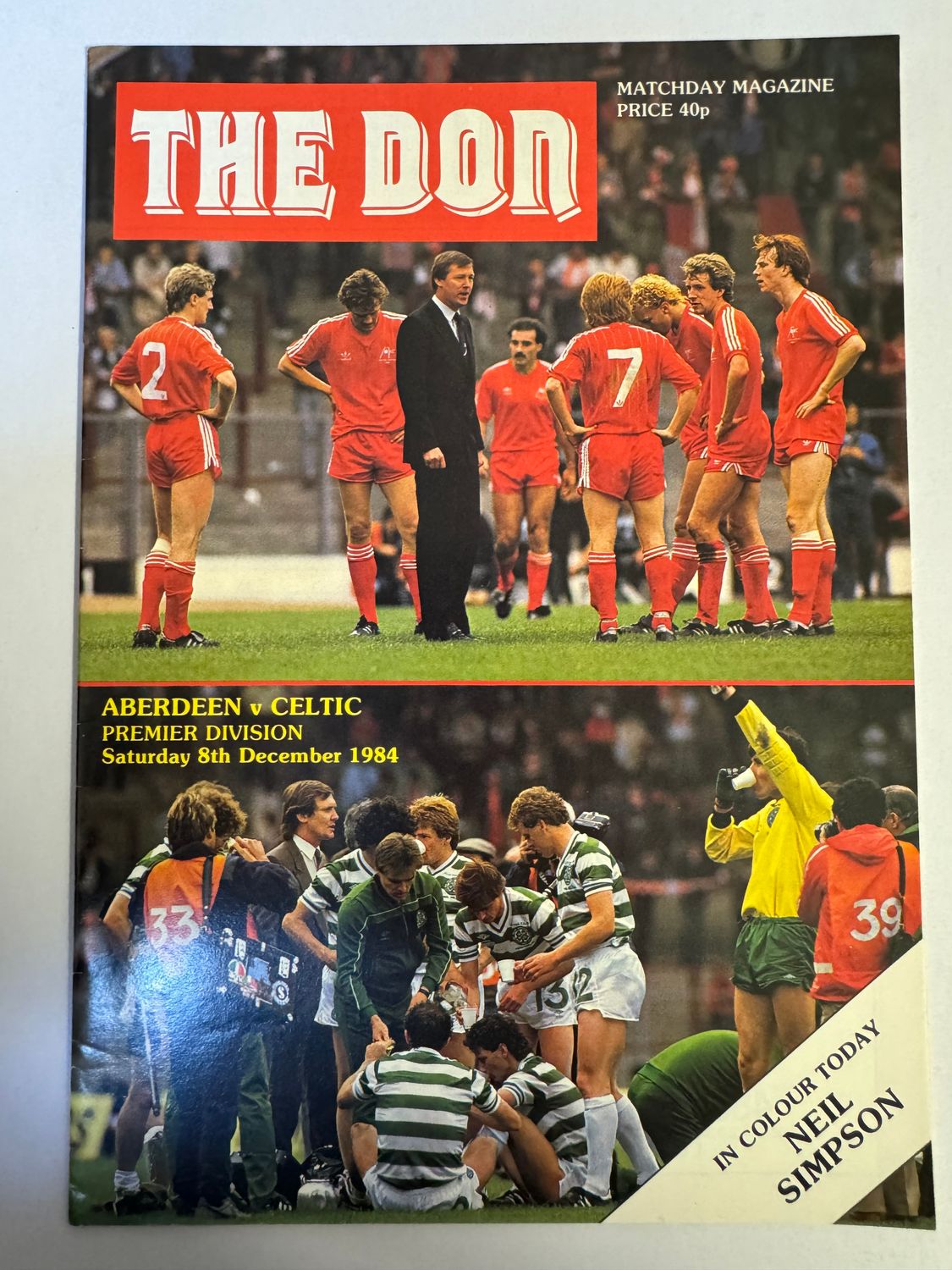 Aberdeen v Celtic - 8/12/84