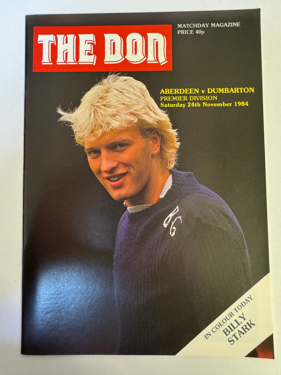 Aberdeen v Dumbarton - 24/11/84