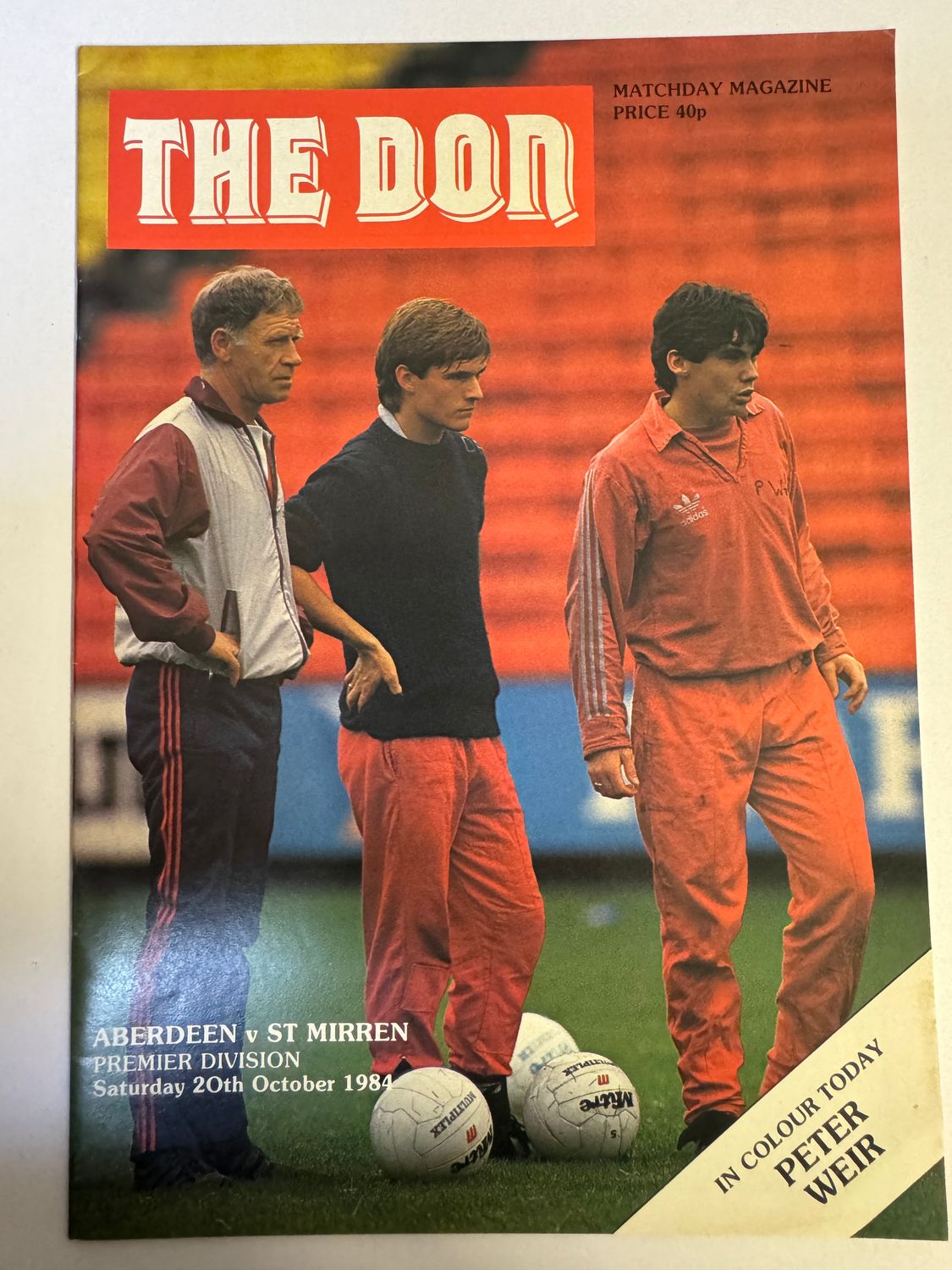 Aberdeen v St Mirren - 20/10/84